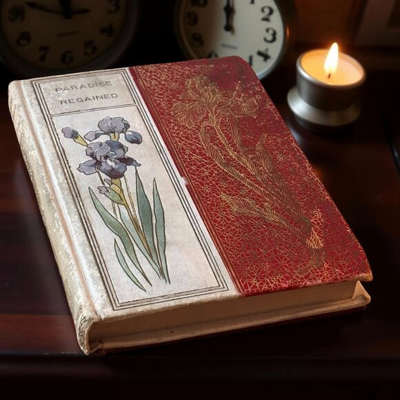 Paradise Regained – Antique Decorative Book, Henry Altemus Edition, Neutral Clot - Picture 5 of 12